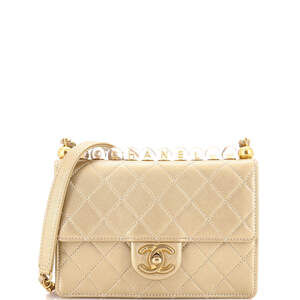 Chanel Chic Pearls Flap Bag Quilted #233903C35B